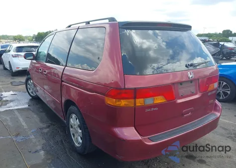 2003 Honda Odyssey Ex-L from USA, damaged, VIN 5FNRL18913B122606